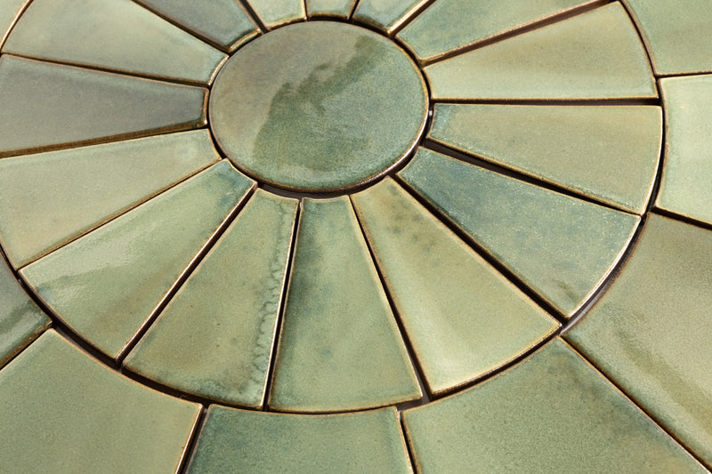 Green Circle Pattern Tiles - BDJEEB