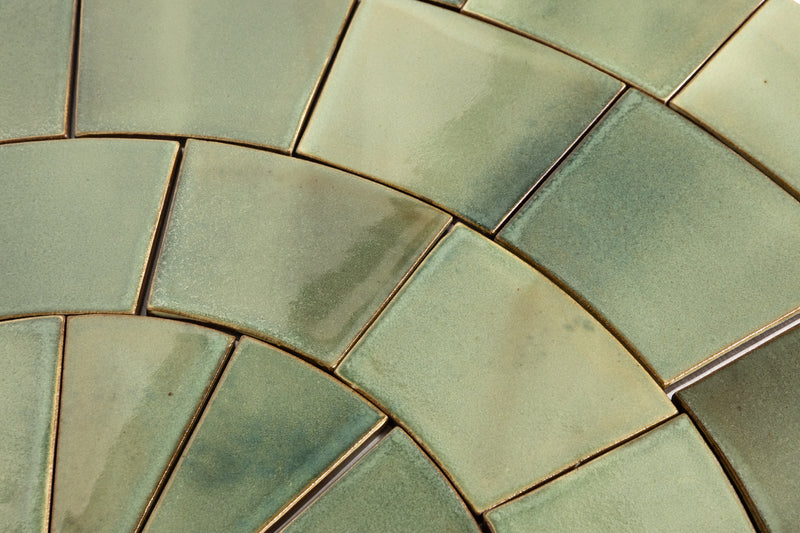 Green Circle Pattern Tiles - BDJEEB