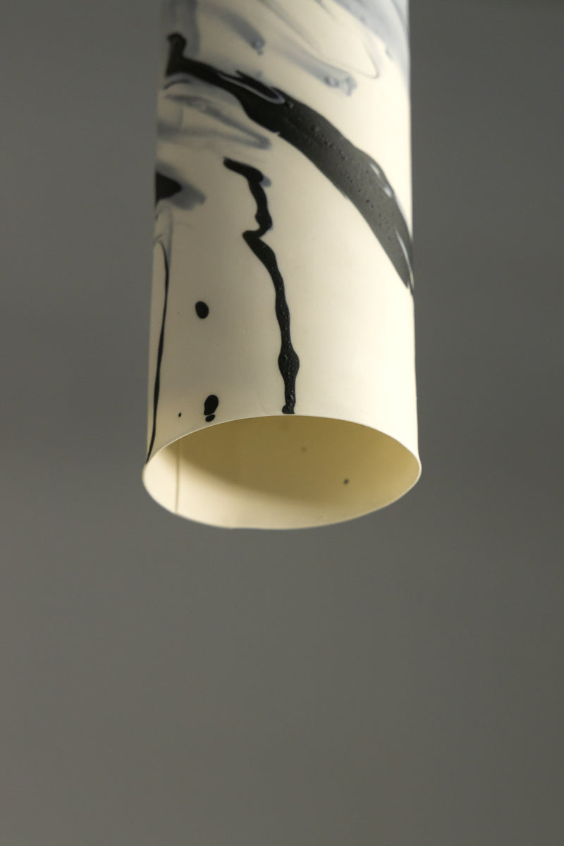 Black & Grey Porcelain Pendant Light - BHFLHD