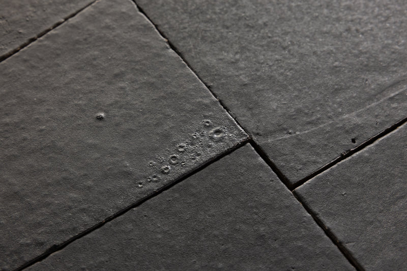 Matt Black Wedge Shaped Chunky Tiles - BJMTL1-WS