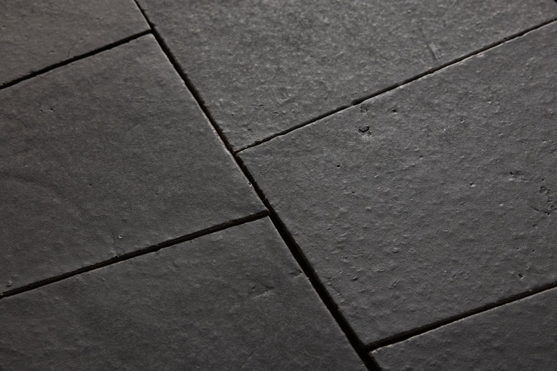 Matt Black Wedge Shaped Chunky Tiles - BJMTL1-WS