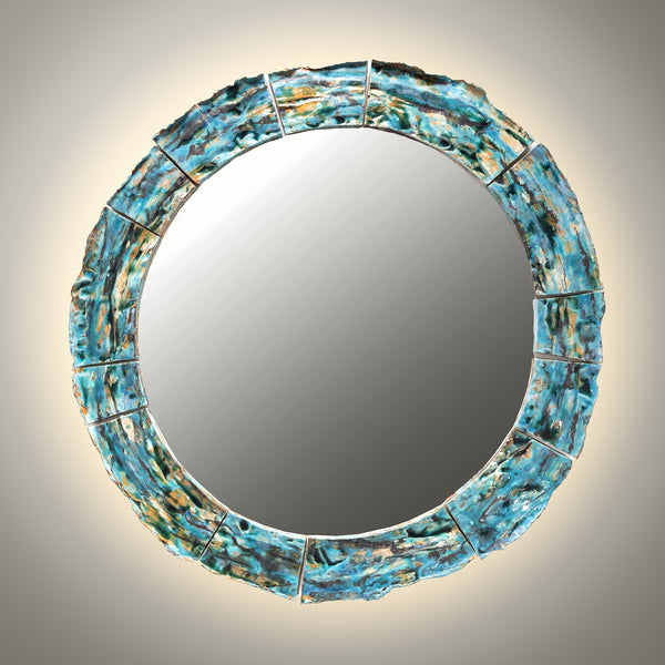 Aqua Ø1000mm Ceramic Mirror - CBGIEG