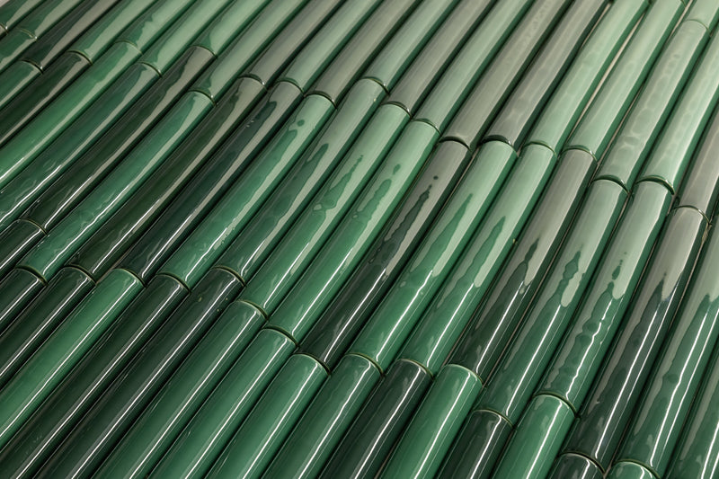 Fluted Green Tiles - CGBECJ-WS