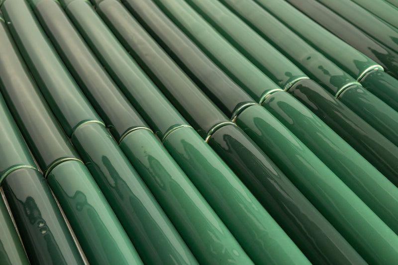 Fluted Green Tiles - CGBECJ-WS