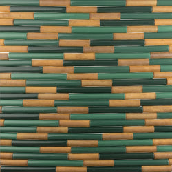 Fluted Green Tiles - COMP_CGBECJ