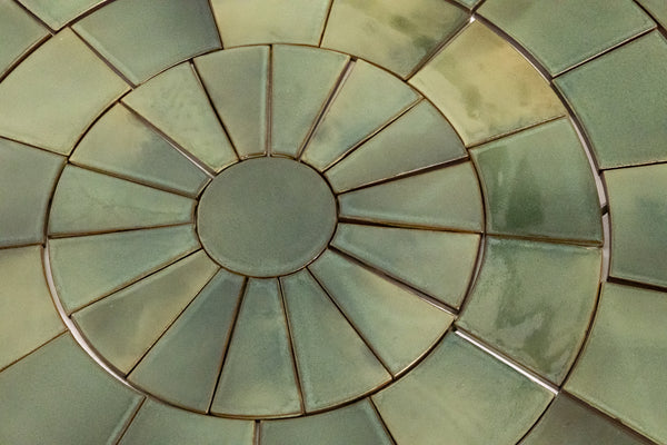 Green Circle Pattern Tiles - CHGDEC
