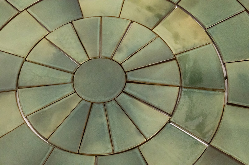 Green Circle Pattern Tiles - CHGDEC