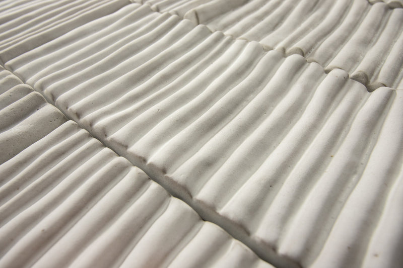 Whites Folded Pipes 3D Tiles DFHCOO_WS_20D