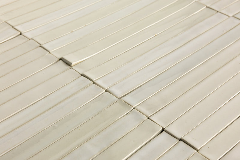 Cream Slender Rectangular Tiles - DIHDV4-EX