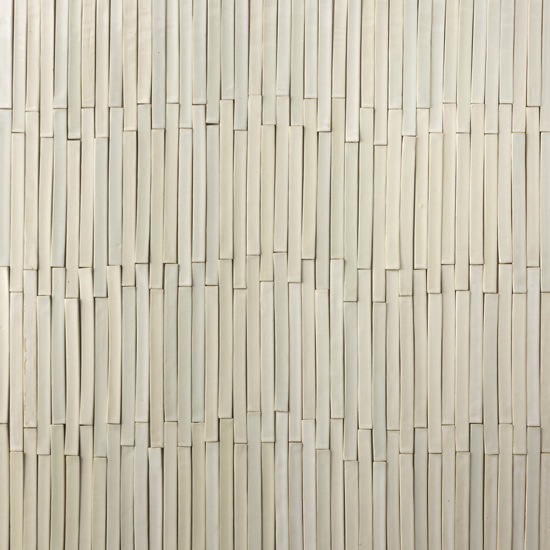 Cream Slender Rectangular Tiles - DIHDV4-WS
