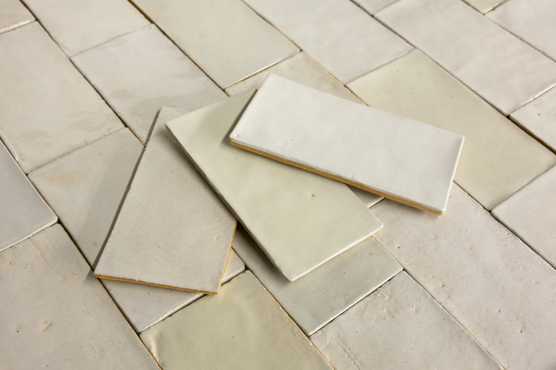 Undulating Handmade Rectangular Tiles - DVOZ80