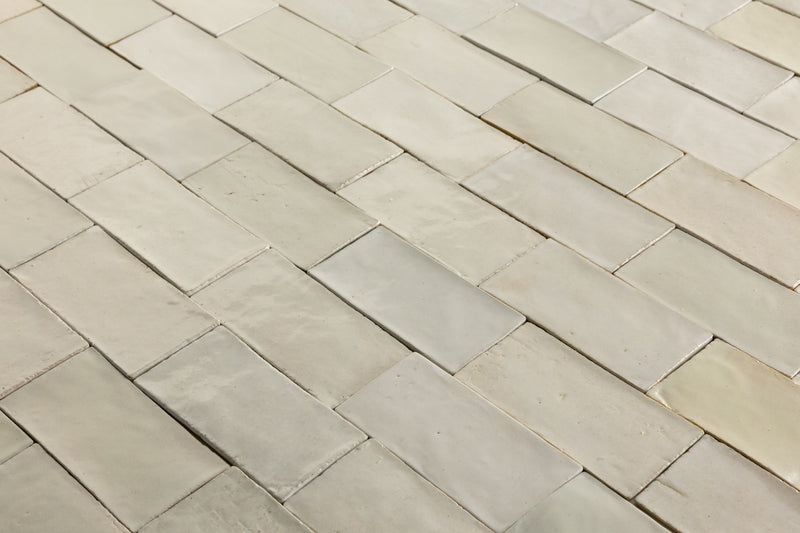 Undulating Handmade Rectangular Tiles - DVOZ80
