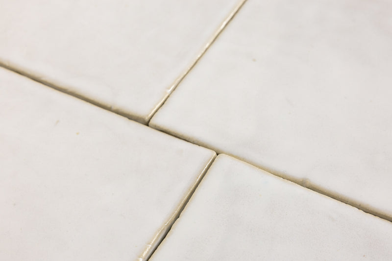 Off-White Handmade Square Tiles - E2JLMN-WS