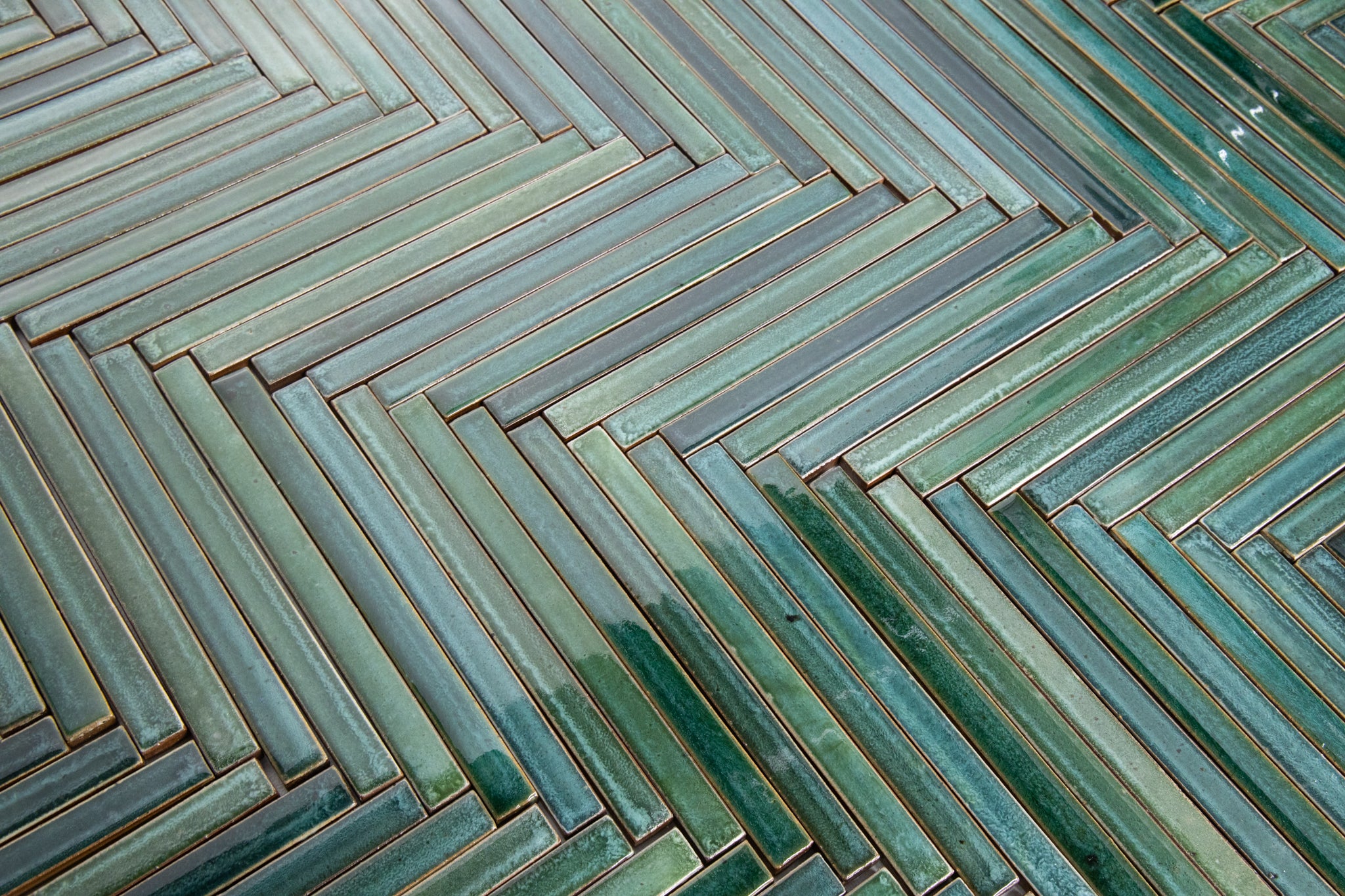 Rectangular Green Slender Tiles EKGFKA-EX – VEELVLAK-Frēodōm