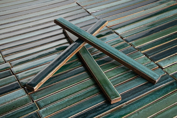 Rectangular Green Slender Tiles EKGFKA-EX