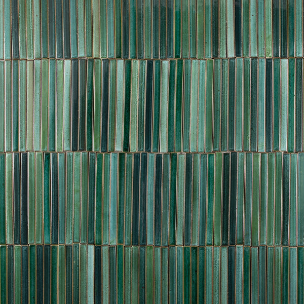 Rectangular Green Slender Tiles EKGFKA-EX