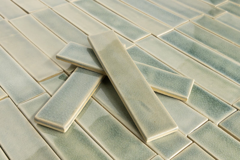 Pale Green Rectangular Tiles - ELJAHF-EX