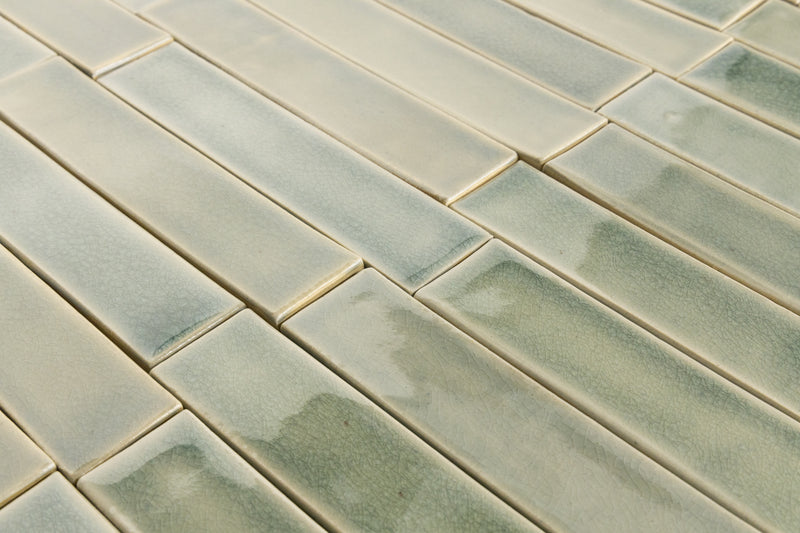 Pale Green Rectangular Tiles - ELJAHF-EX