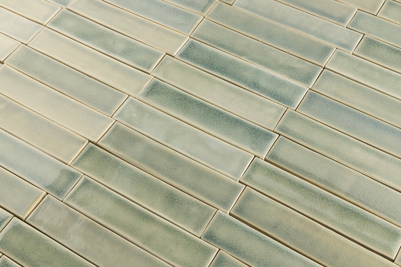 Pale Green Rectangular Tiles - ELJAHF-EX