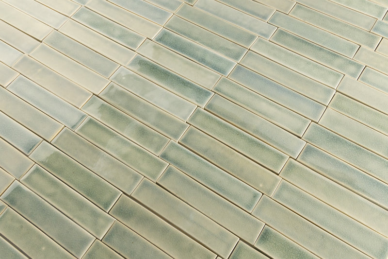 Pale Green Rectangular Tiles - ELJAHF-EX