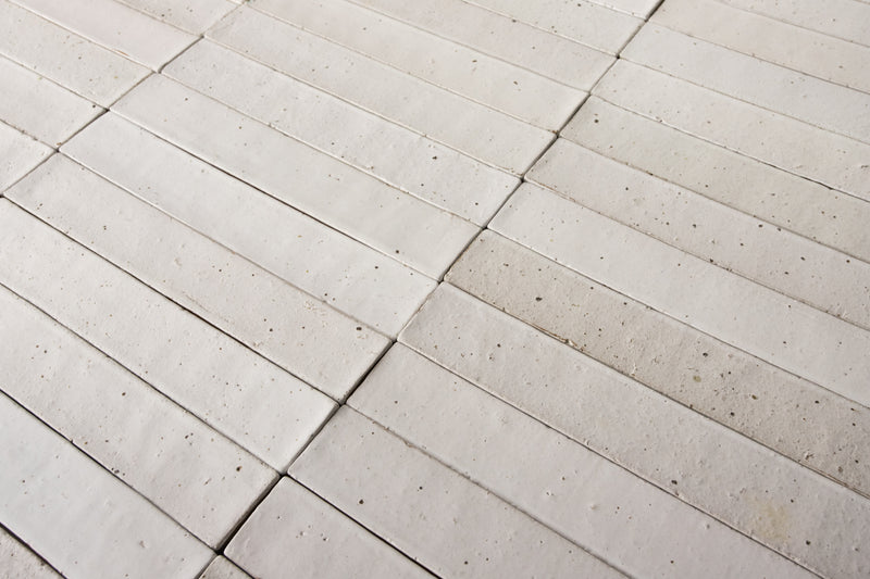 Refined Rectangular Tiles - Subtle Texture with Matt Speckled Glaze - ENA8BE