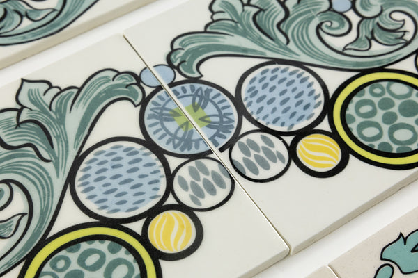 Floral Ceramic Terminations - G5AC87-WS