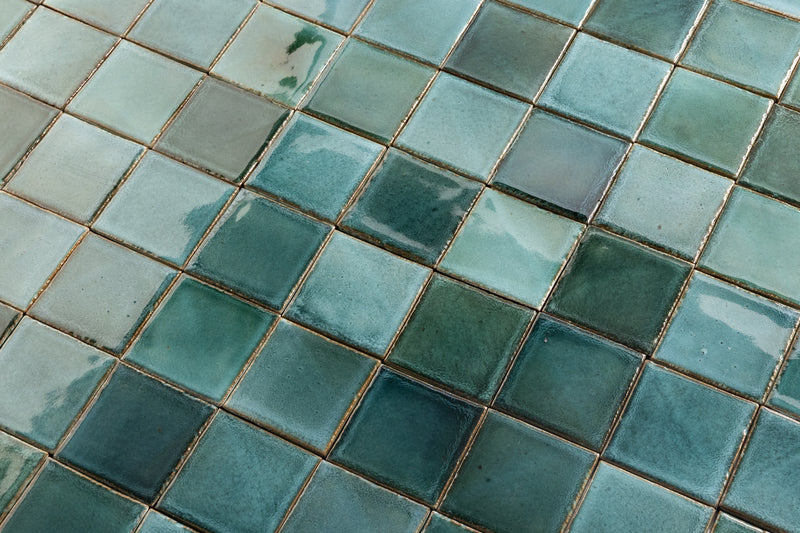 Green & Blue Blend Square Tiles - GDCHGJ-EX
