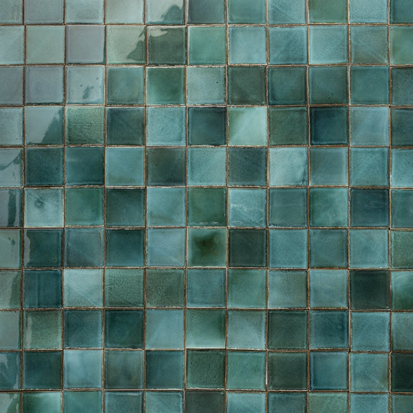Green & Blue Blend Square Tiles - GDCHGJ-EX