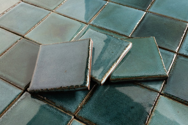 Green & Blue Blend Square Tiles - GDCHGJ-EX