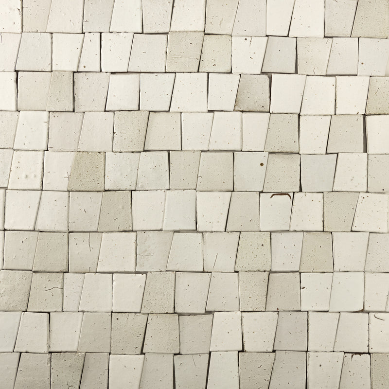 Chunky White Angled Tiles GJ645N