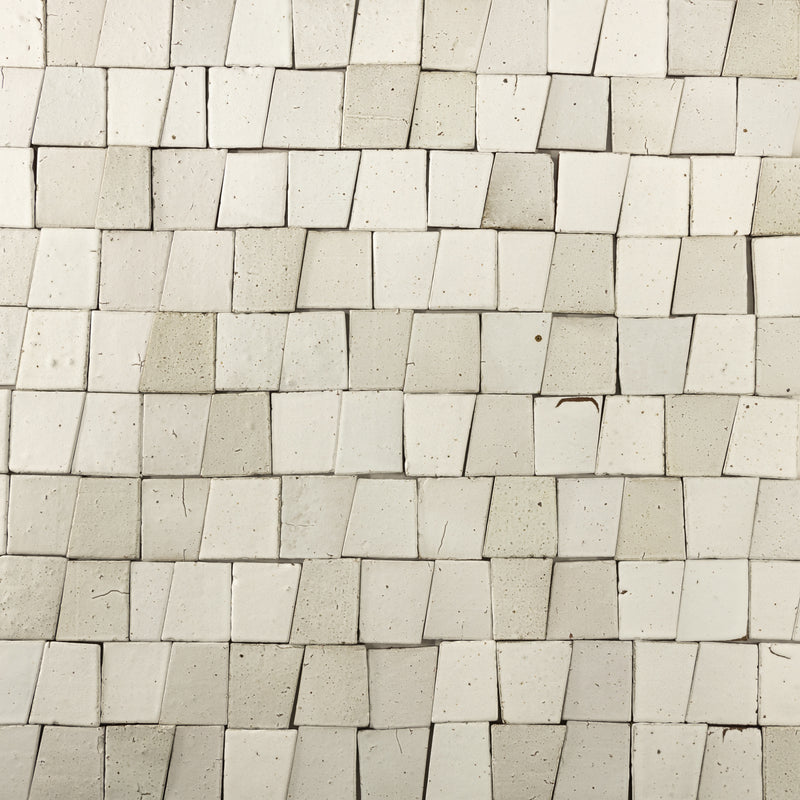Angled Tile Design Chunky White Angled Tiles GJ645N – VEELVLAK-Frēodōm