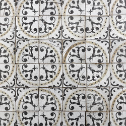 Wabi-Sabi Black, White & Brown Geometric Tiles - GPCGGL-CR