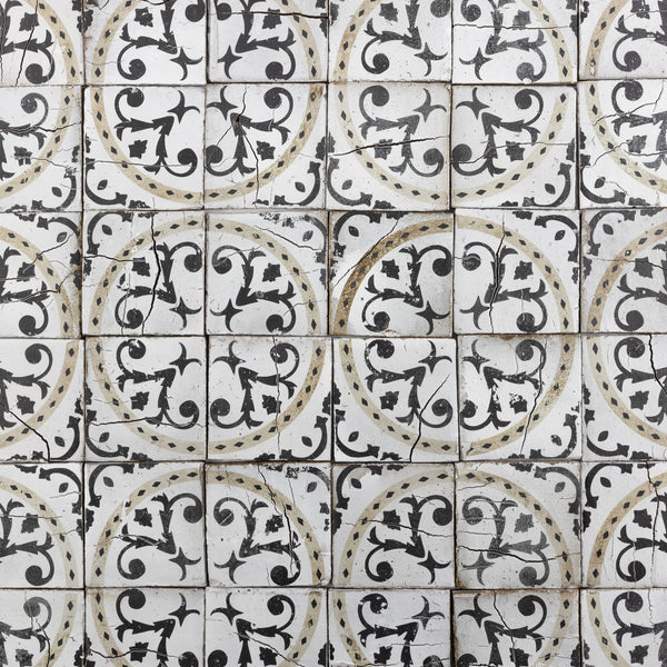 Wabi-Sabi Black, White & Brown Geometric Tiles - GPCGGL-CR