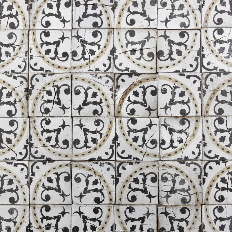 Wabi-Sabi Black, White & Brown Geometric Tiles - GPCGGL-CR