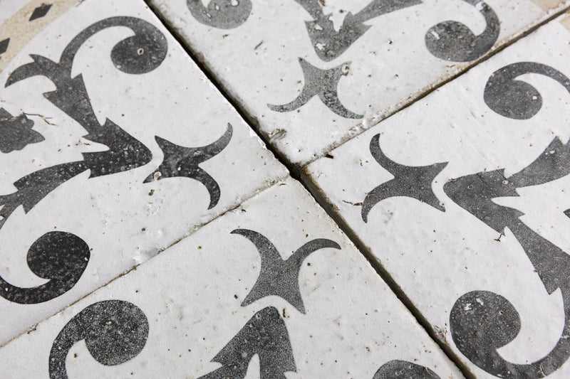 Black, White & Brown Geometric Tiles - GPCGGL-EX