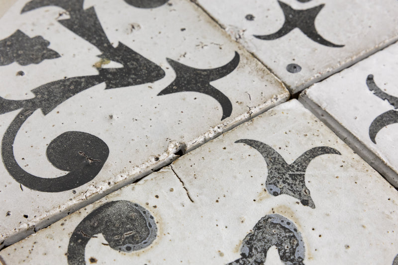 Black, White & Brown Geometric Tiles - GPCGGL-EX