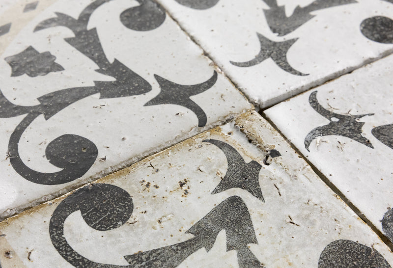 Black, White & Brown Geometric Tiles - GPCGGL-EX