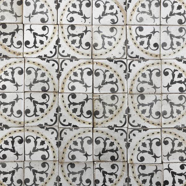 Black, White & Brown Geometric Tiles - GPCGGL-EX