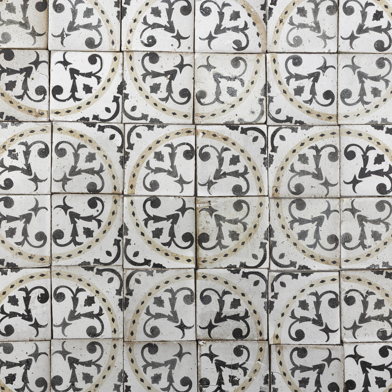 Black, White & Brown Geometric Tiles - GPCGGL-EX