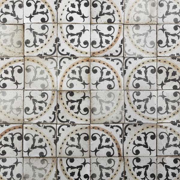 Black, White & Brown Geometric Tiles - GPCGGL-WS