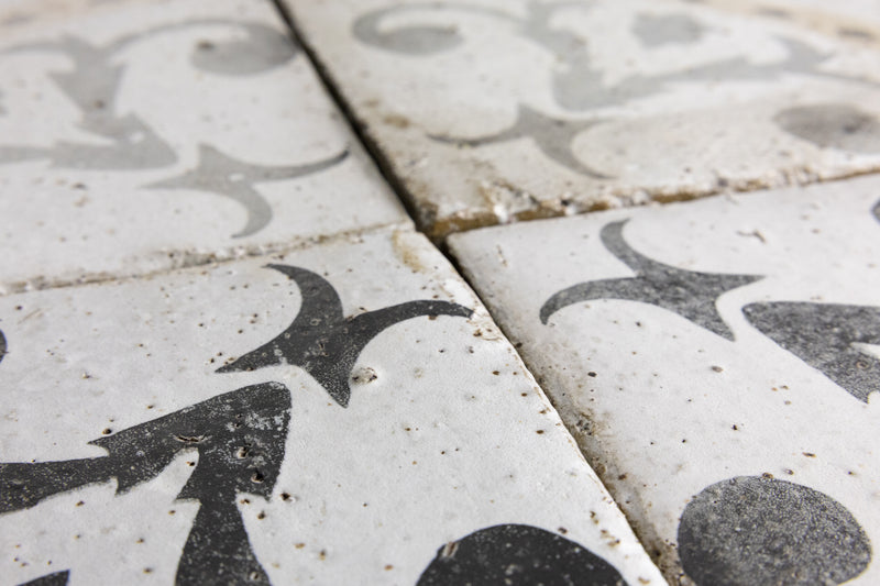 Black, White & Brown Geometric Tiles - GPCGGL-WS