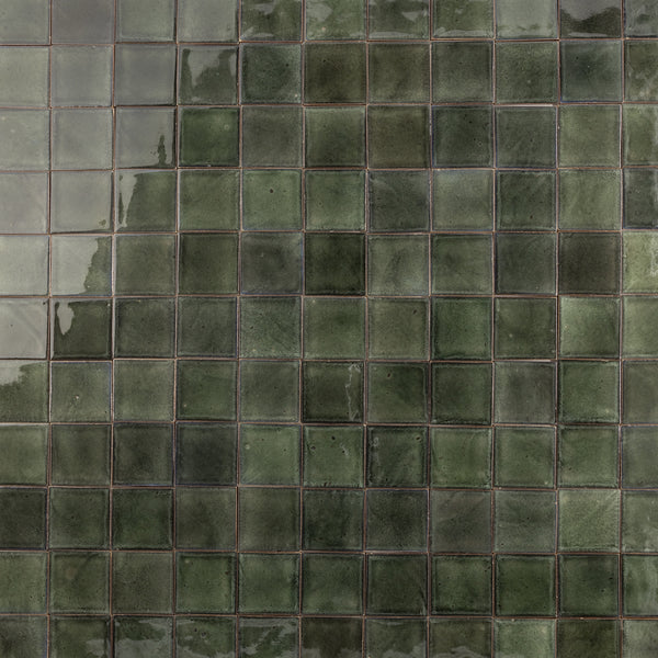 Dark Green Square Tiles - ELGIIC-EX