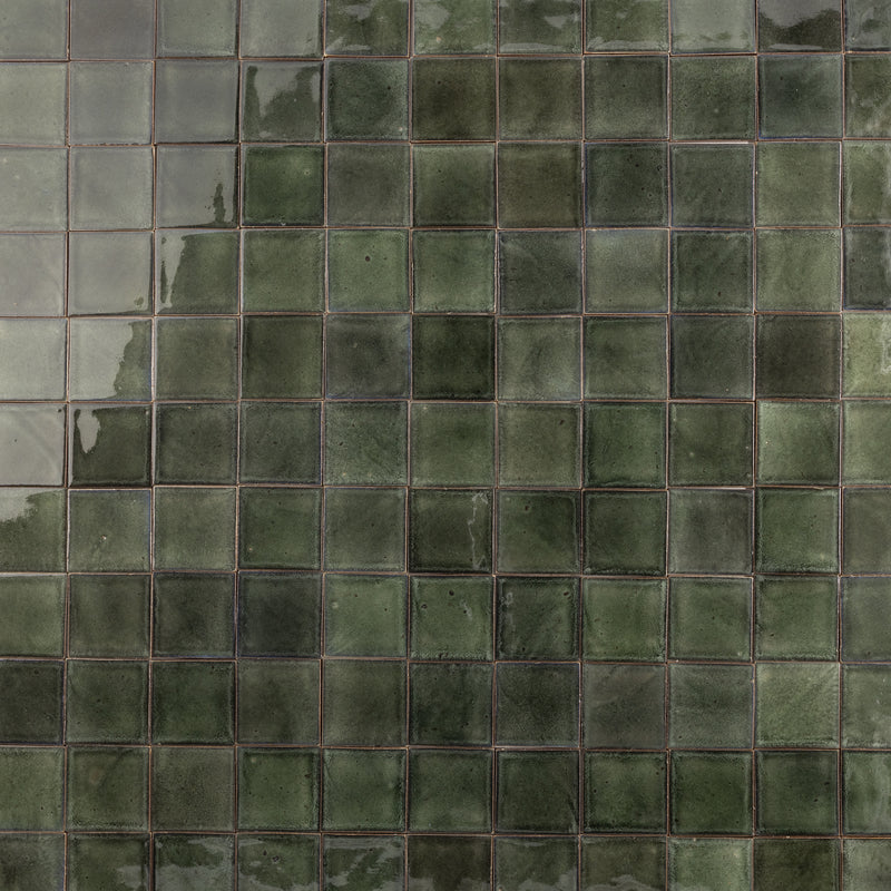Dark Green Square Tiles - ELGIIC-EX
