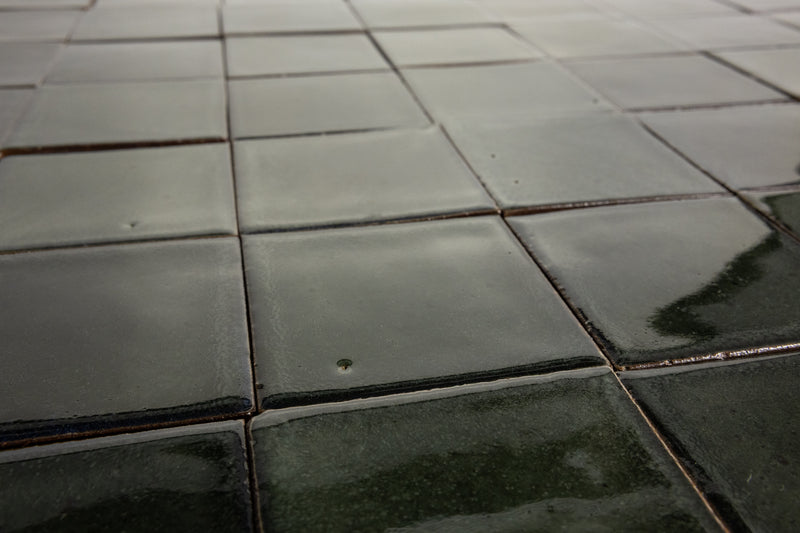 Dark Green Square Tiles - ELGIIC-EX