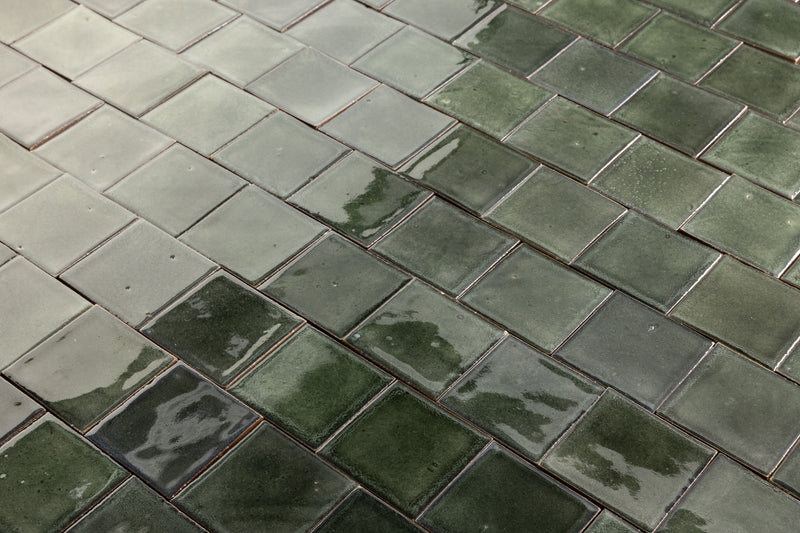 Dark Green Square Tiles - ELGIIC-WS