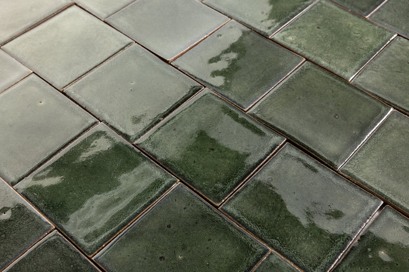 Dark Green Square Tiles - ELGIIC-WS