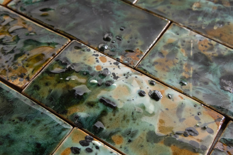 Hand-Painted Multi-Colour Tiles - H38ARA-WS