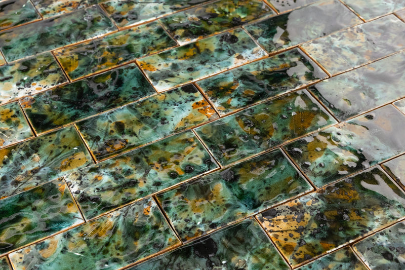 Hand-Painted Multi-Colour Tiles - H38ARA-WS