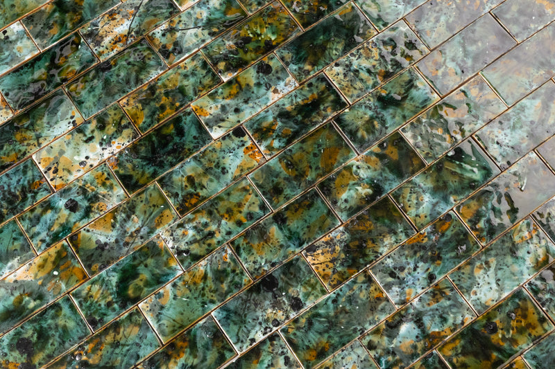 Hand-Painted Multi-Colour Tiles - H38ARA-WS