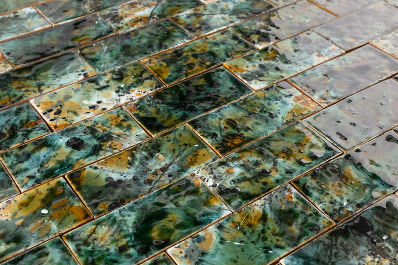 Hand-Painted Multi-Colour Tiles - H38ARA-WS
